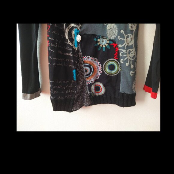 Desigual Sweater - Multicolour, Unique Details - Picture 5 of 11
